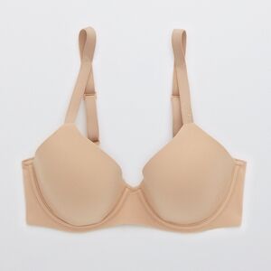 Aerie Smoothez Full Coverage Lightly Lined Bra, Sand, 36A